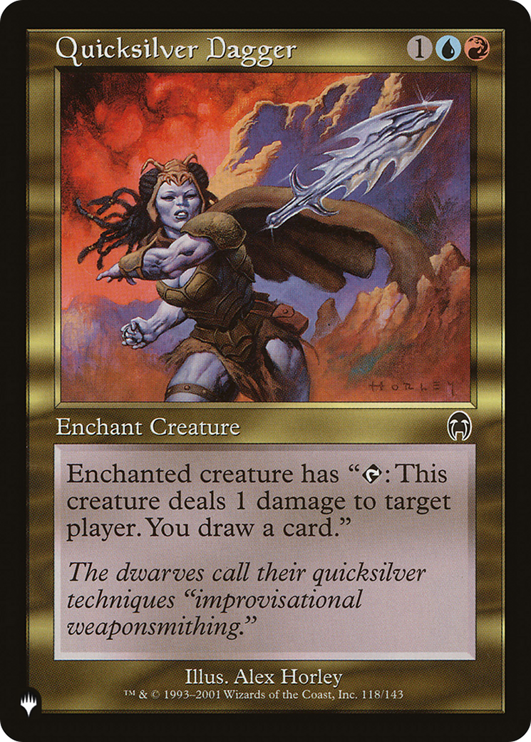 Quicksilver Dagger [The List] | Fandemonia Ltd