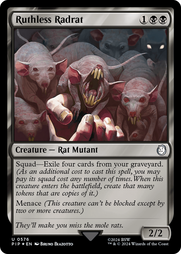 Ruthless Radrat (Surge Foil) [Fallout] | Fandemonia Ltd