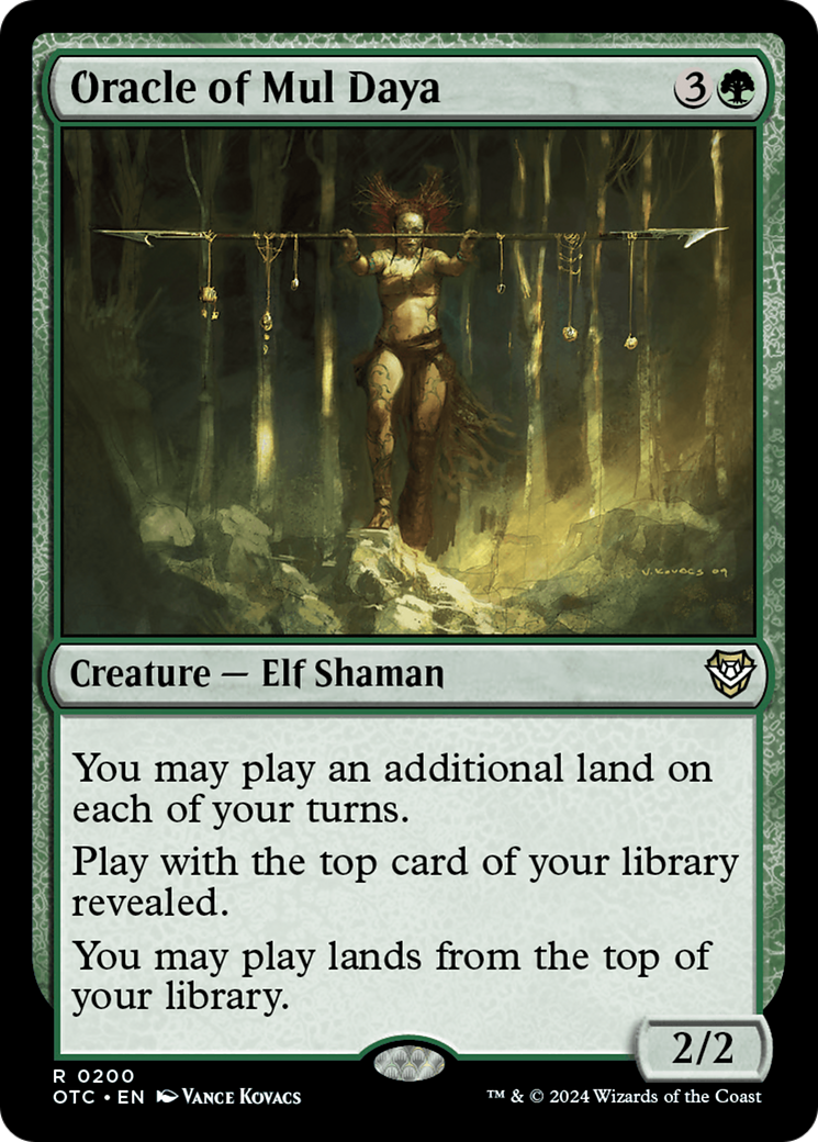 Oracle of Mul Daya [Outlaws of Thunder Junction Commander] | Fandemonia Ltd