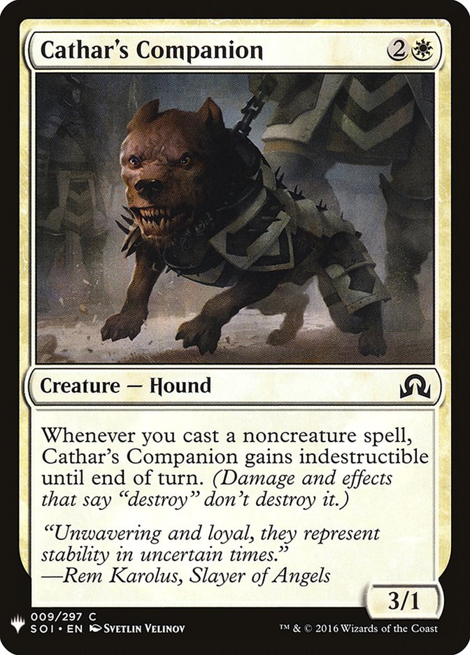 Cathar's Companion [Mystery Booster] | Fandemonia Ltd