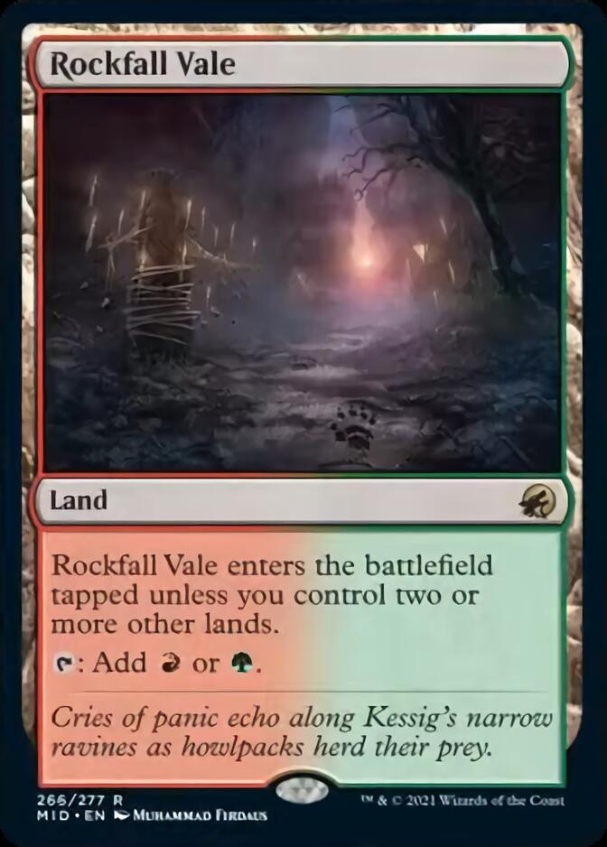 Rockfall Vale [Innistrad: Midnight Hunt] | Fandemonia Ltd