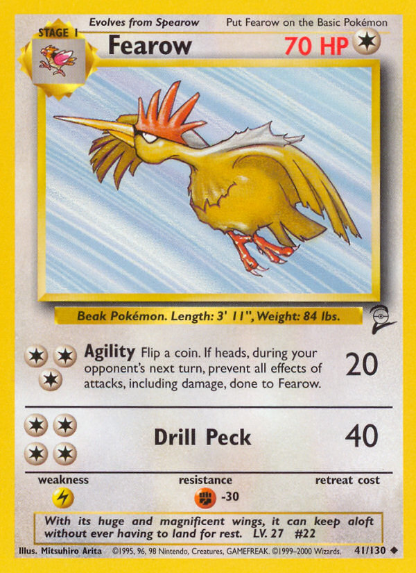 Fearow (41/130) [Base Set 2] | Fandemonia Ltd