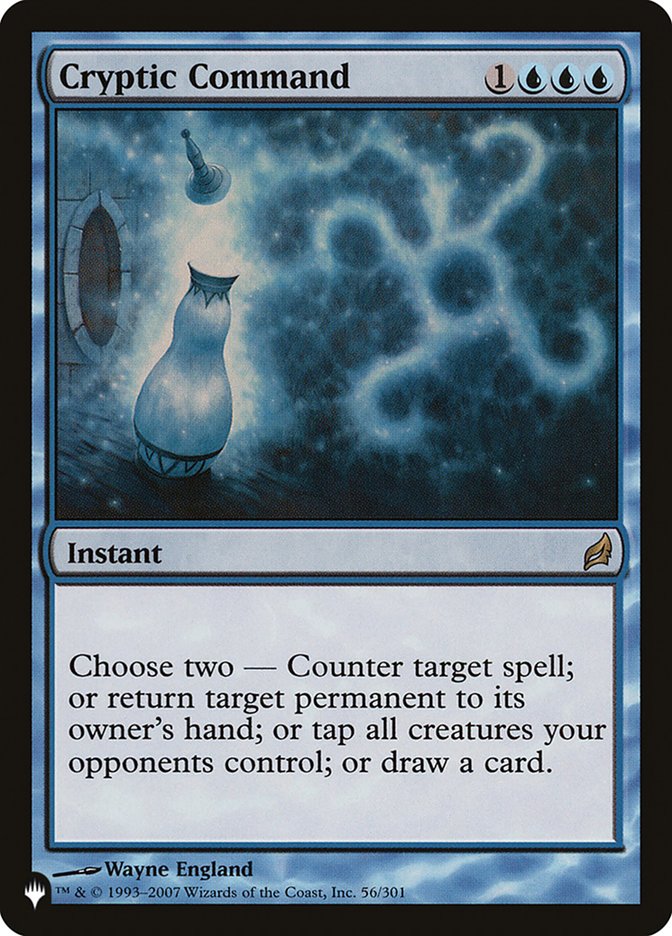 Cryptic Command [The List] | Fandemonia Ltd