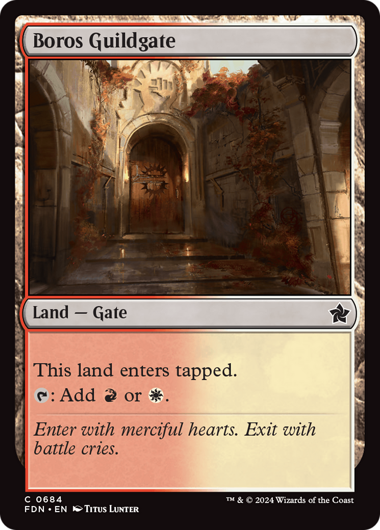Boros Guildgate [Foundations] | Fandemonia Ltd
