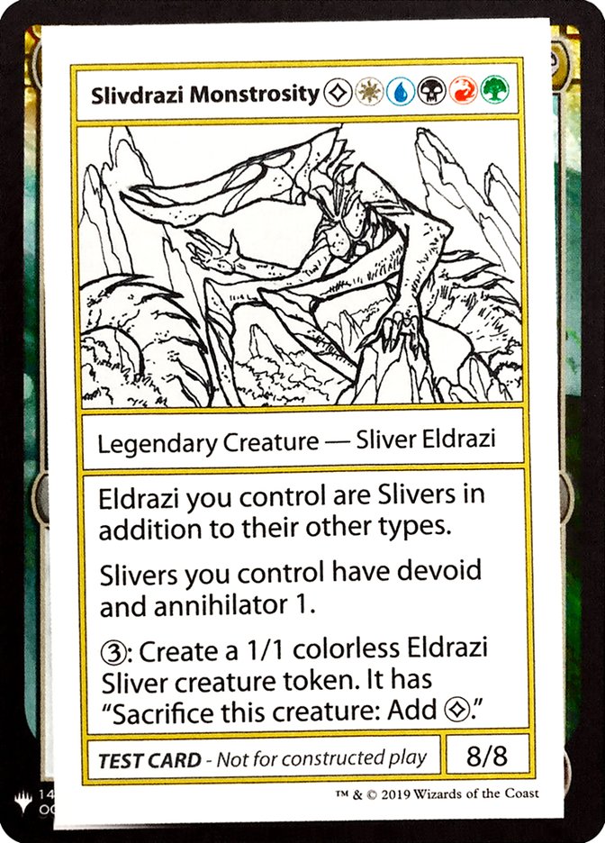Slivdrazi Monstrosity [Mystery Booster Playtest Cards] | Fandemonia Ltd