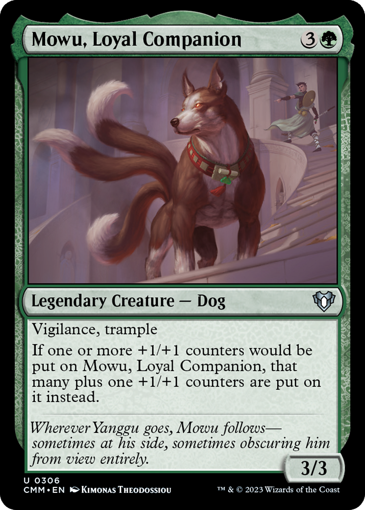 Mowu, Loyal Companion [Commander Masters] | Fandemonia Ltd