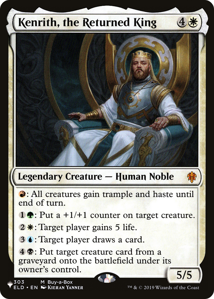 Kenrith, the Returned King [The List] | Fandemonia Ltd