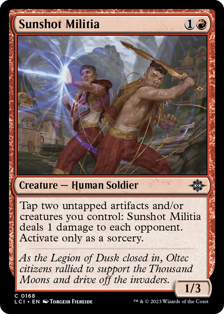 Sunshot Militia [The Lost Caverns of Ixalan] | Fandemonia Ltd