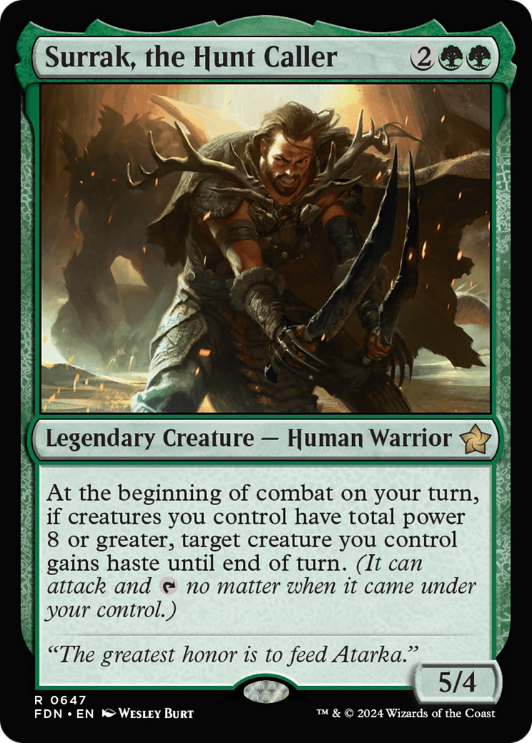 Surrak, the Hunt Caller [Foundations] | Fandemonia Ltd