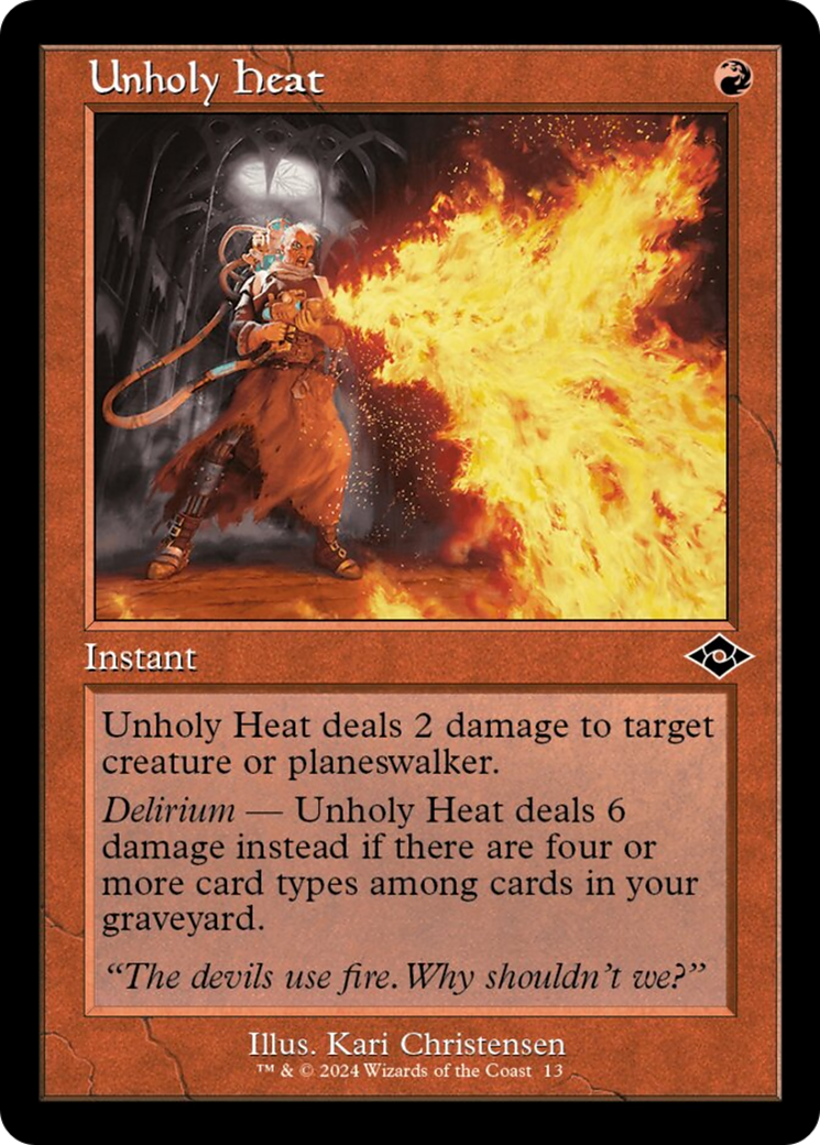 Unholy Heat (Retro) [Modern Horizons 2] | Fandemonia Ltd