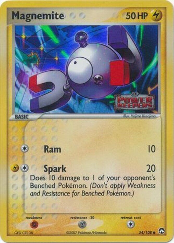 Magnemite (54/108) (Stamped) [EX: Power Keepers] | Fandemonia Ltd