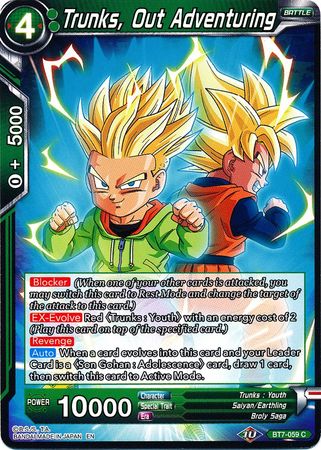 Trunks, Out Adventuring (BT7-059) [Assault of the Saiyans] | Fandemonia Ltd