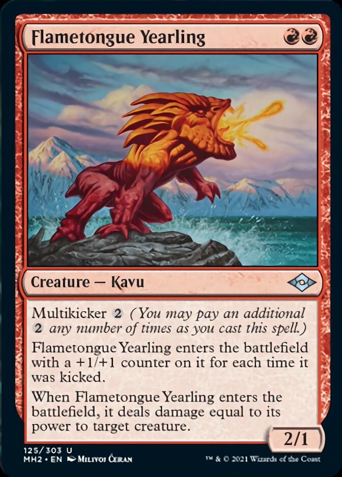 Flametongue Yearling [Modern Horizons 2] | Fandemonia Ltd