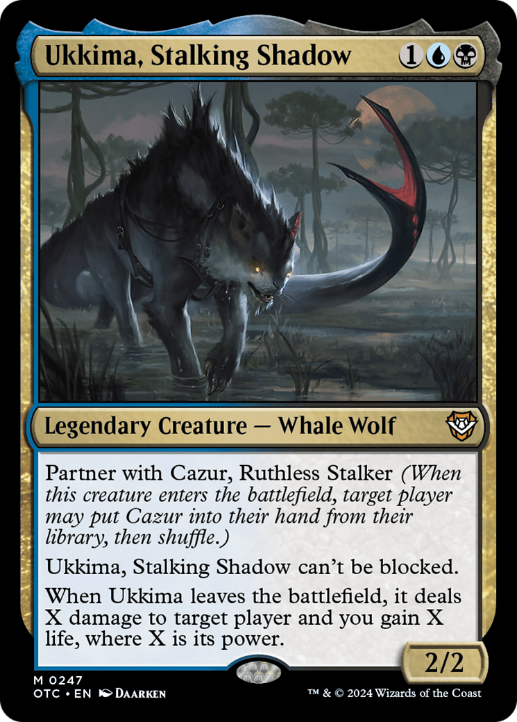 Ukkima, Stalking Shadow [Outlaws of Thunder Junction Commander] | Fandemonia Ltd