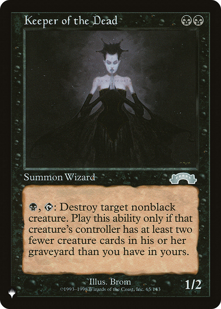 Keeper of the Dead [The List] | Fandemonia Ltd