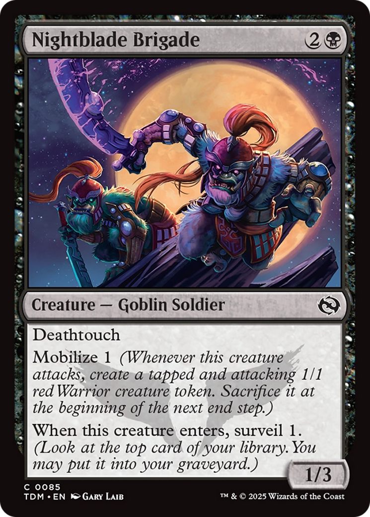 Nightblade Brigade [Tarkir: Dragonstorm] | Fandemonia Ltd