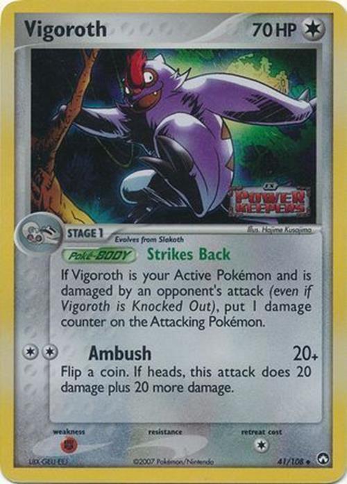 Vigoroth (41/108) (Stamped) [EX: Power Keepers] | Fandemonia Ltd