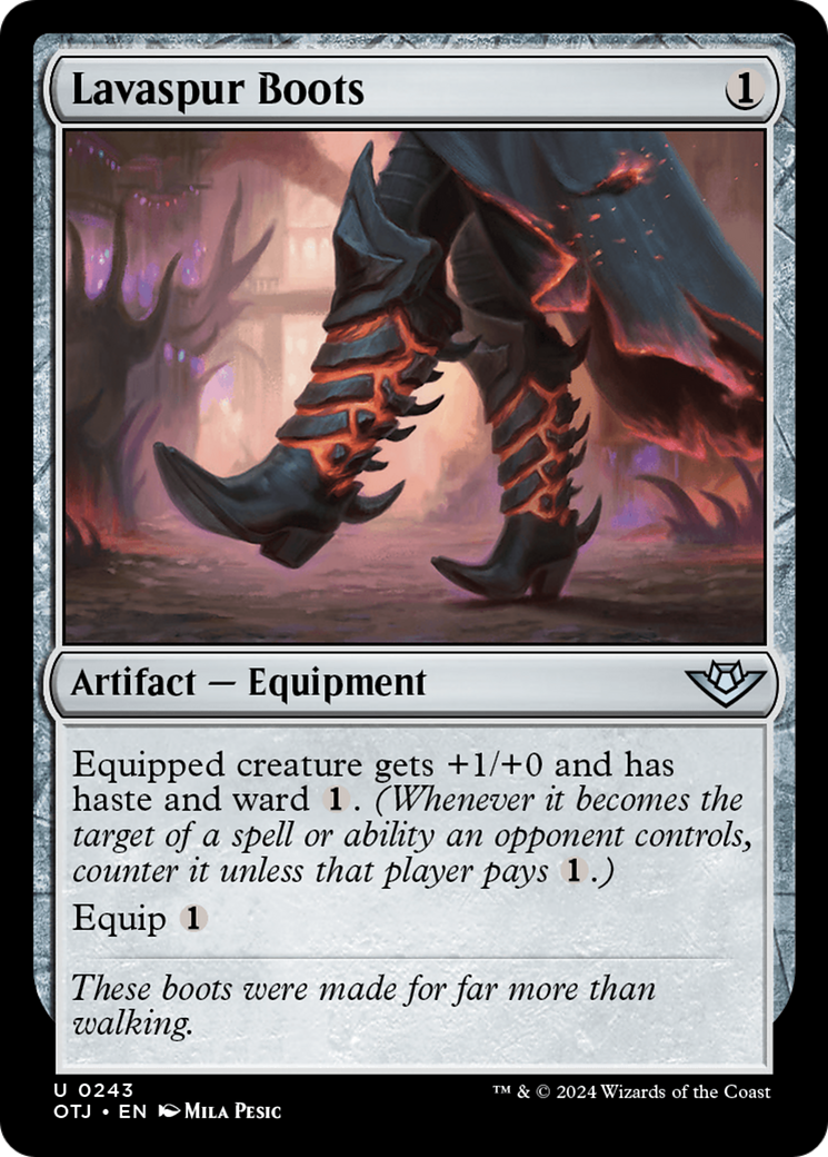 Lavaspur Boots [Outlaws of Thunder Junction] | Fandemonia Ltd