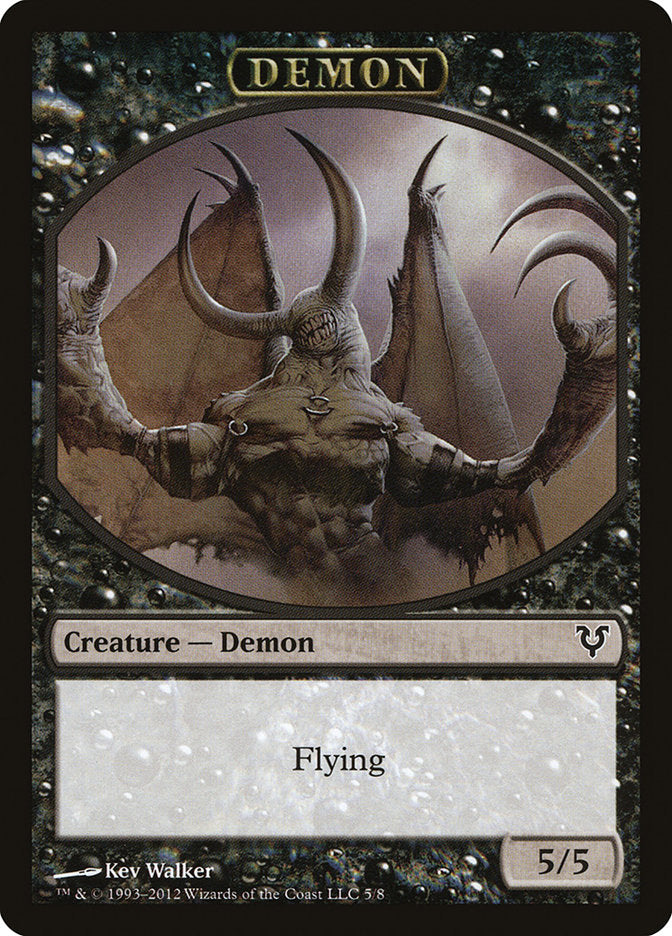 Demon Token [Avacyn Restored Tokens] | Fandemonia Ltd