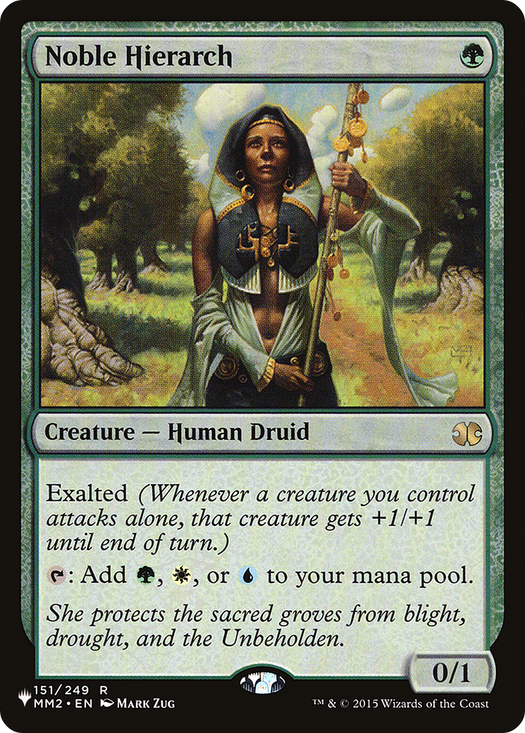 Noble Hierarch [The List] | Fandemonia Ltd