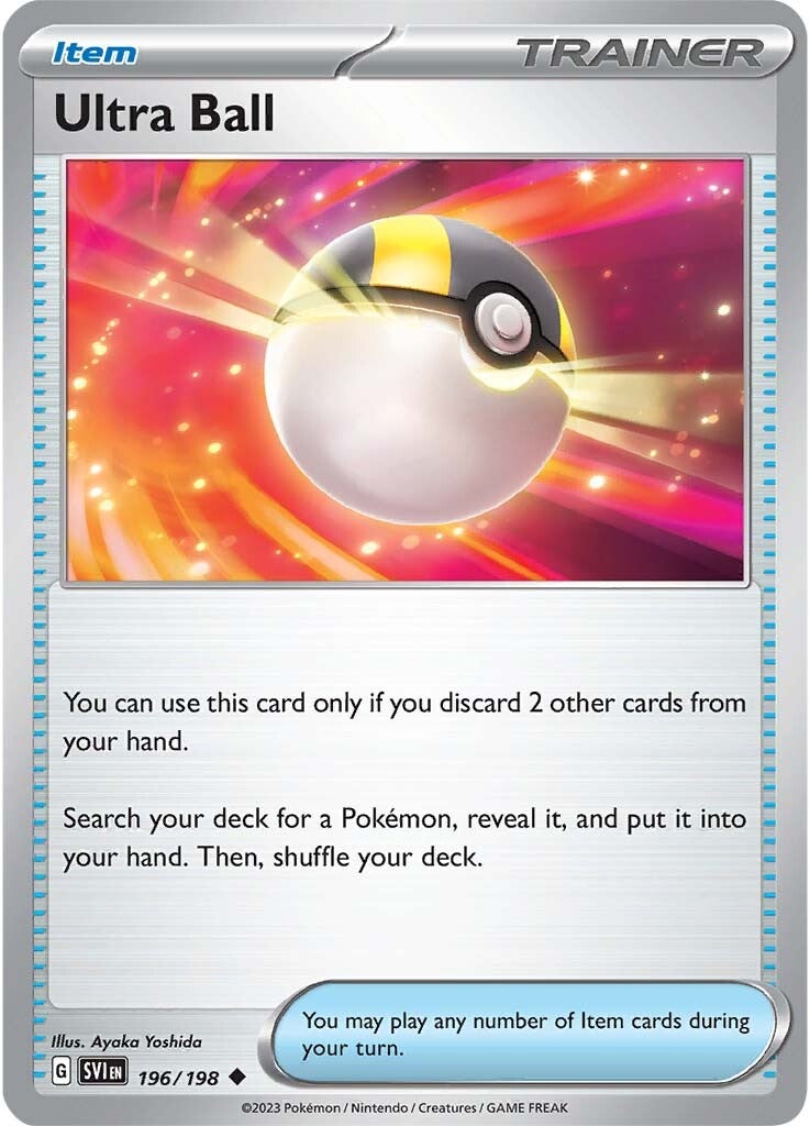 Ultra Ball (196/198) [Scarlet & Violet: Base Set] | Fandemonia Ltd
