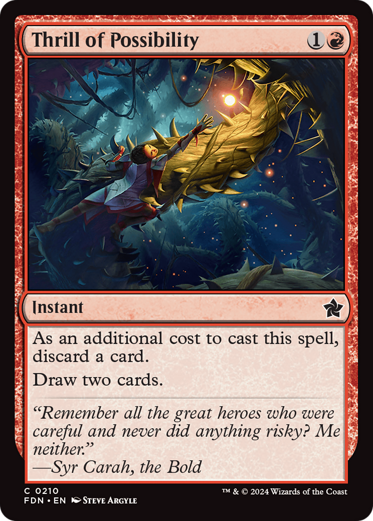 Thrill of Possibility [Foundations] | Fandemonia Ltd