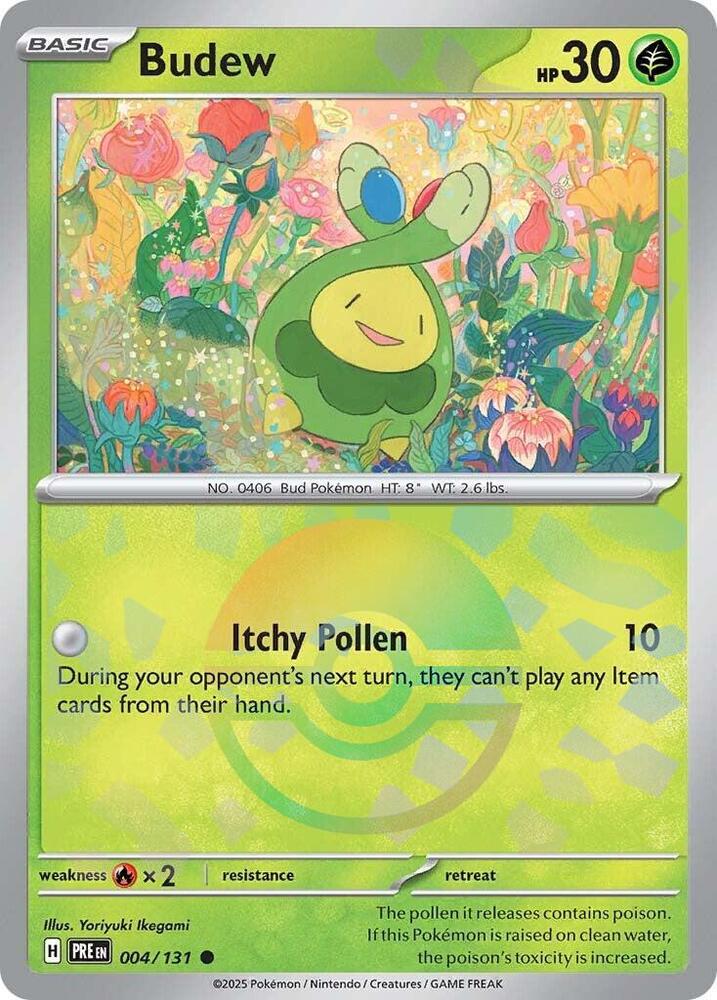 Budew (004/131) (Poke Ball Pattern) [Scarlet & Violet: Prismatic Evolutions] | Fandemonia Ltd