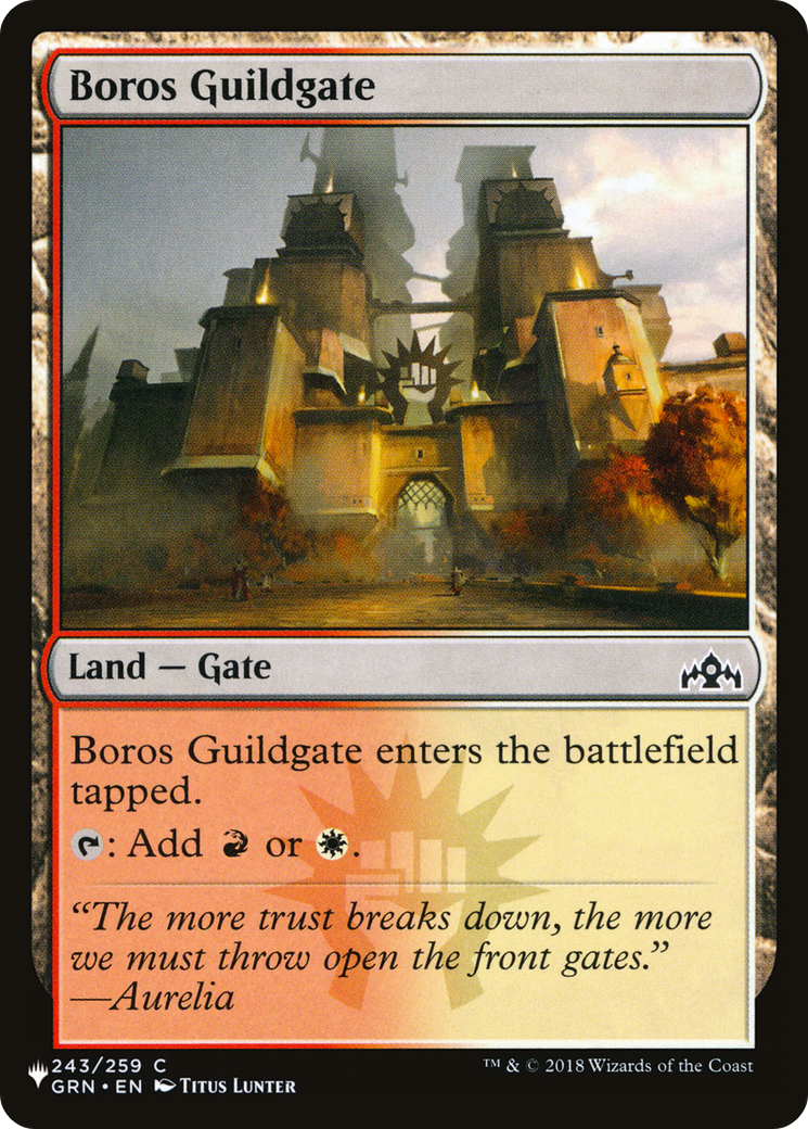 Boros Guildgate [The List] | Fandemonia Ltd