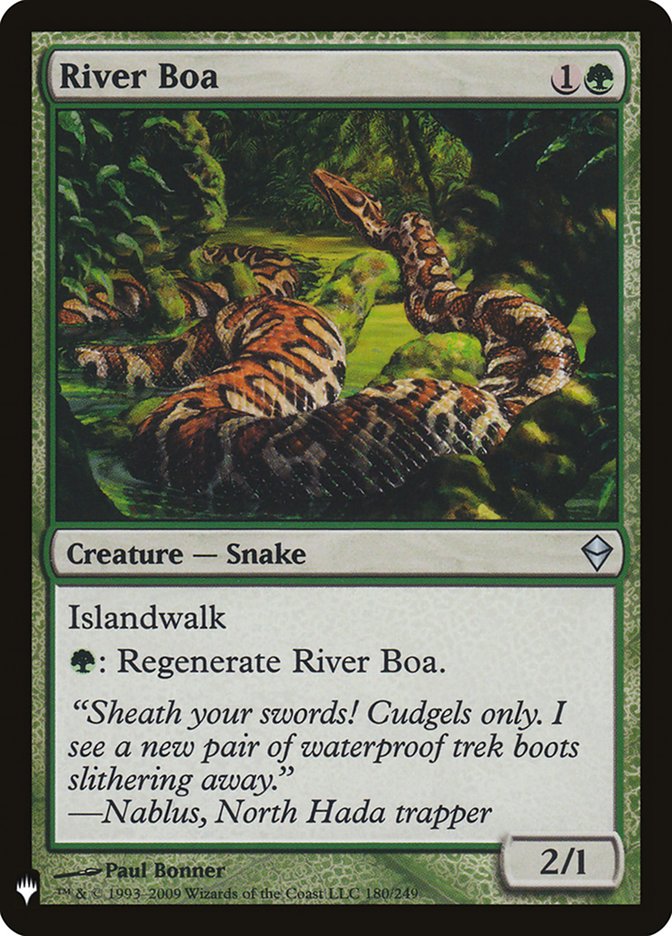 River Boa [Mystery Booster] | Fandemonia Ltd