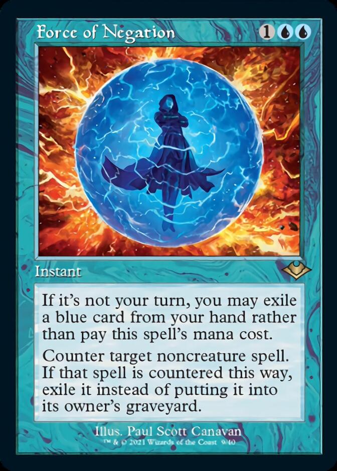 Force of Negation (Retro Foil Etched) [Modern Horizons] | Fandemonia Ltd