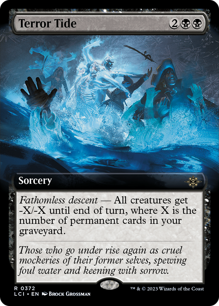 Terror Tide (Extended Art) [The Lost Caverns of Ixalan] | Fandemonia Ltd