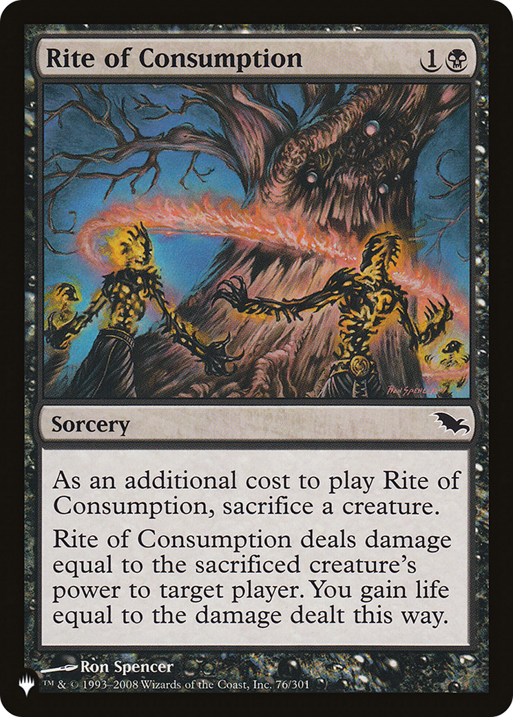 Rite of Consumption [The List] | Fandemonia Ltd
