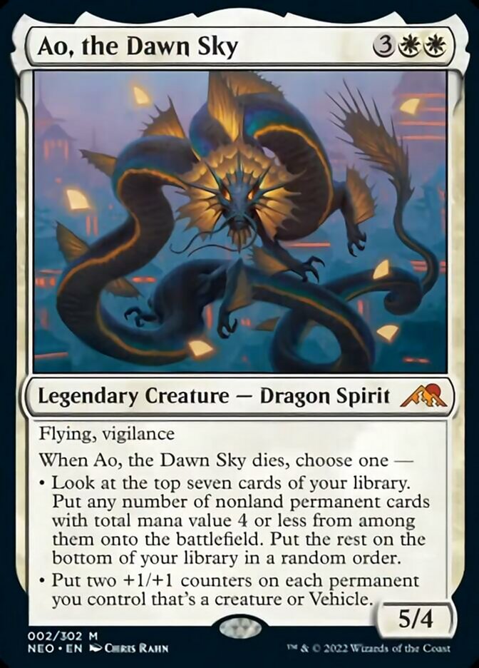 Ao, the Dawn Sky [Kamigawa: Neon Dynasty] | Fandemonia Ltd