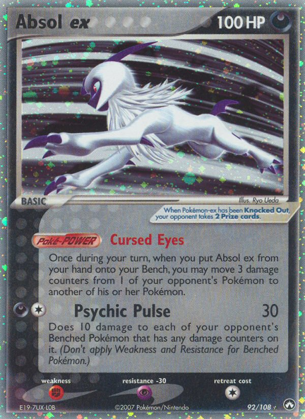 Absol ex (92/108) [EX: Power Keepers] | Fandemonia Ltd