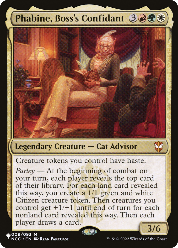 Phabine, Boss's Confidant [The List] | Fandemonia Ltd