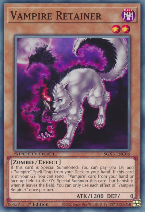 Vampire Retainer [SGX3-ENC06] Common | Fandemonia Ltd