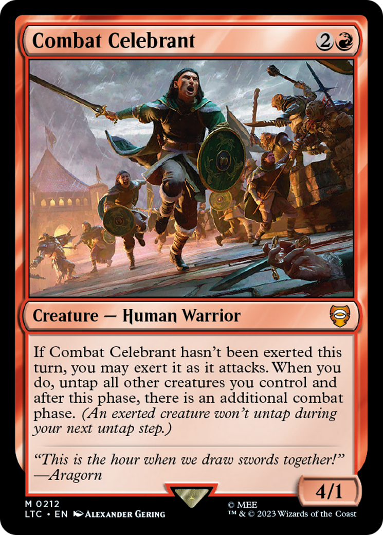 Combat Celebrant [The Lord of the Rings: Tales of Middle-Earth Commander] | Fandemonia Ltd