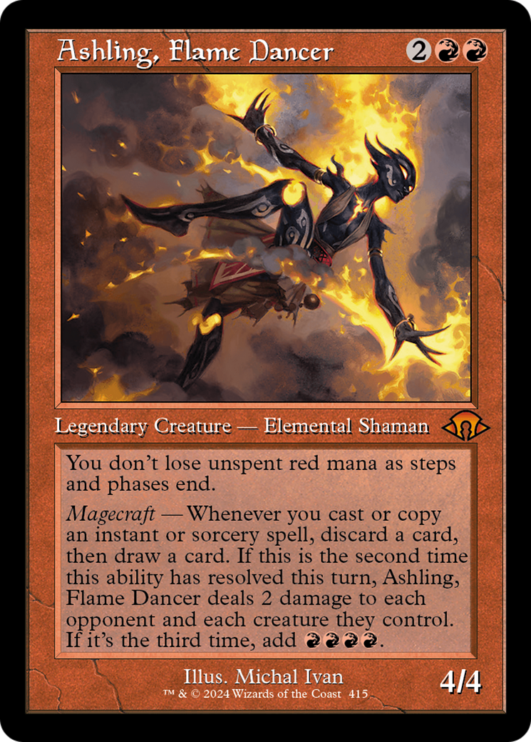 Ashling, Flame Dancer (Retro) [Modern Horizons 3] | Fandemonia Ltd