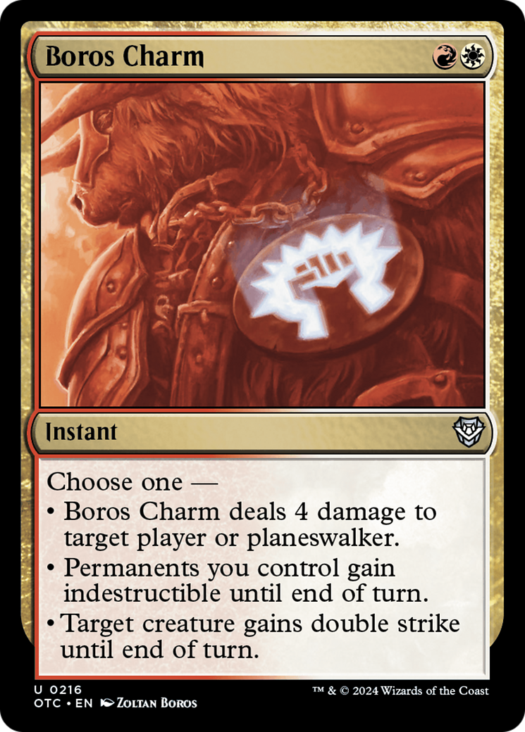 Boros Charm [Outlaws of Thunder Junction Commander] | Fandemonia Ltd
