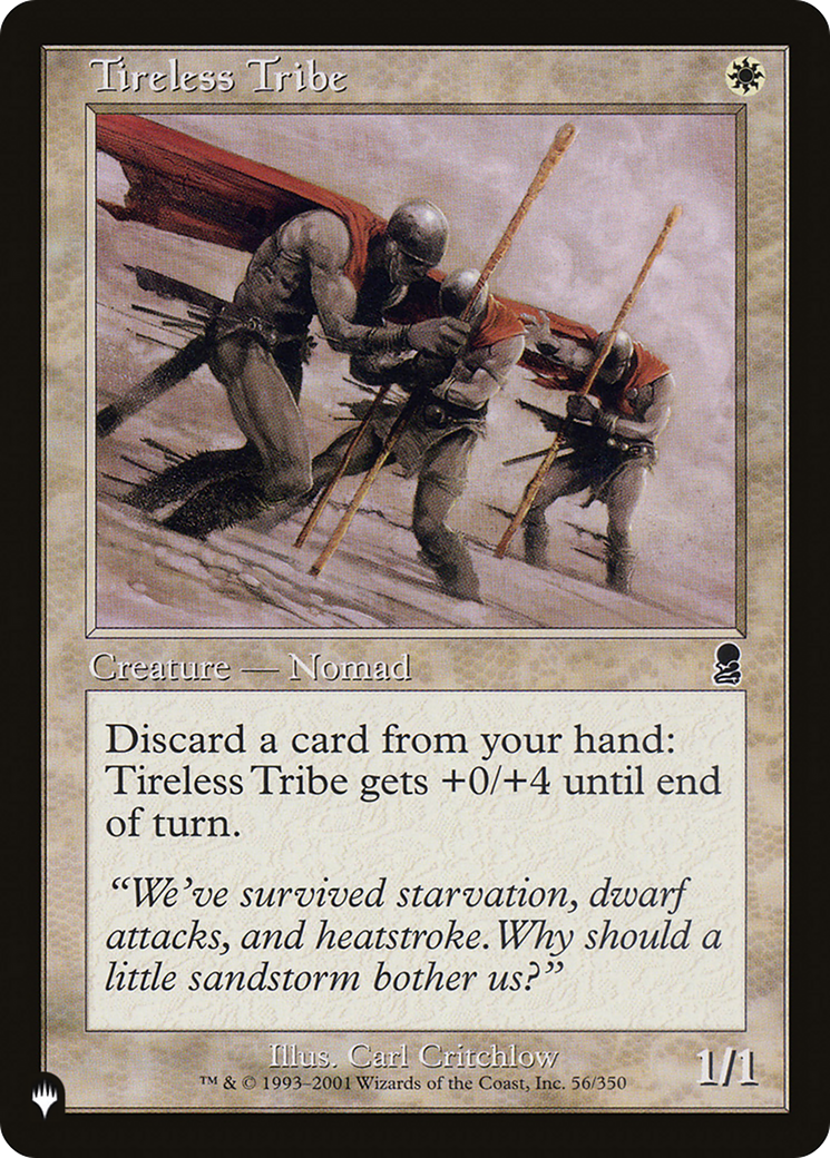 Tireless Tribe [The List] | Fandemonia Ltd
