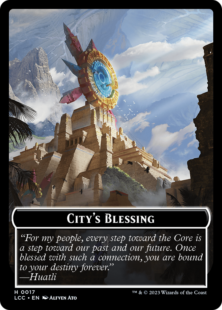 Tiny // City's Blessing Double-Sided Token [Secret Lair Drop Series] | Fandemonia Ltd