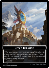 Tiny // City's Blessing Double-Sided Token [Secret Lair Drop Series] | Fandemonia Ltd