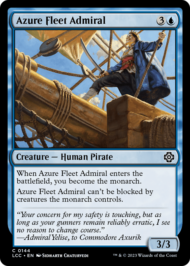 Azure Fleet Admiral [The Lost Caverns of Ixalan Commander] | Fandemonia Ltd