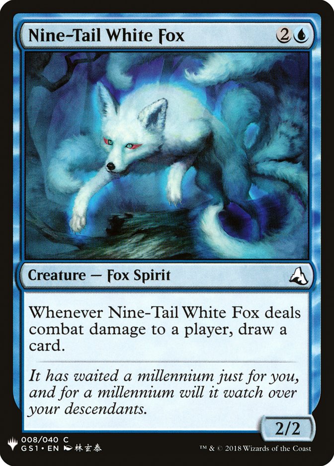 Nine-Tail White Fox [Mystery Booster] | Fandemonia Ltd