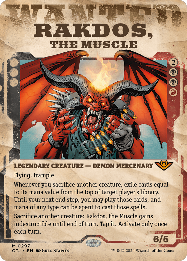 Rakdos, the Muscle (Showcase) [Outlaws of Thunder Junction] | Fandemonia Ltd