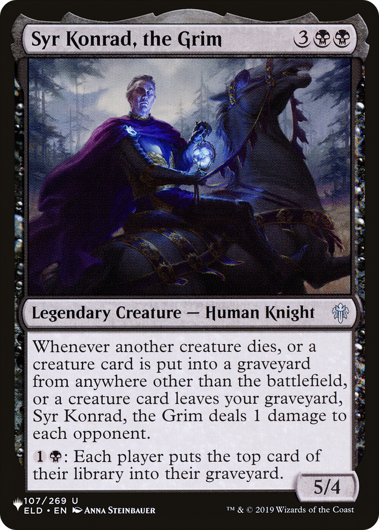 Syr Konrad, the Grim [The List] | Fandemonia Ltd
