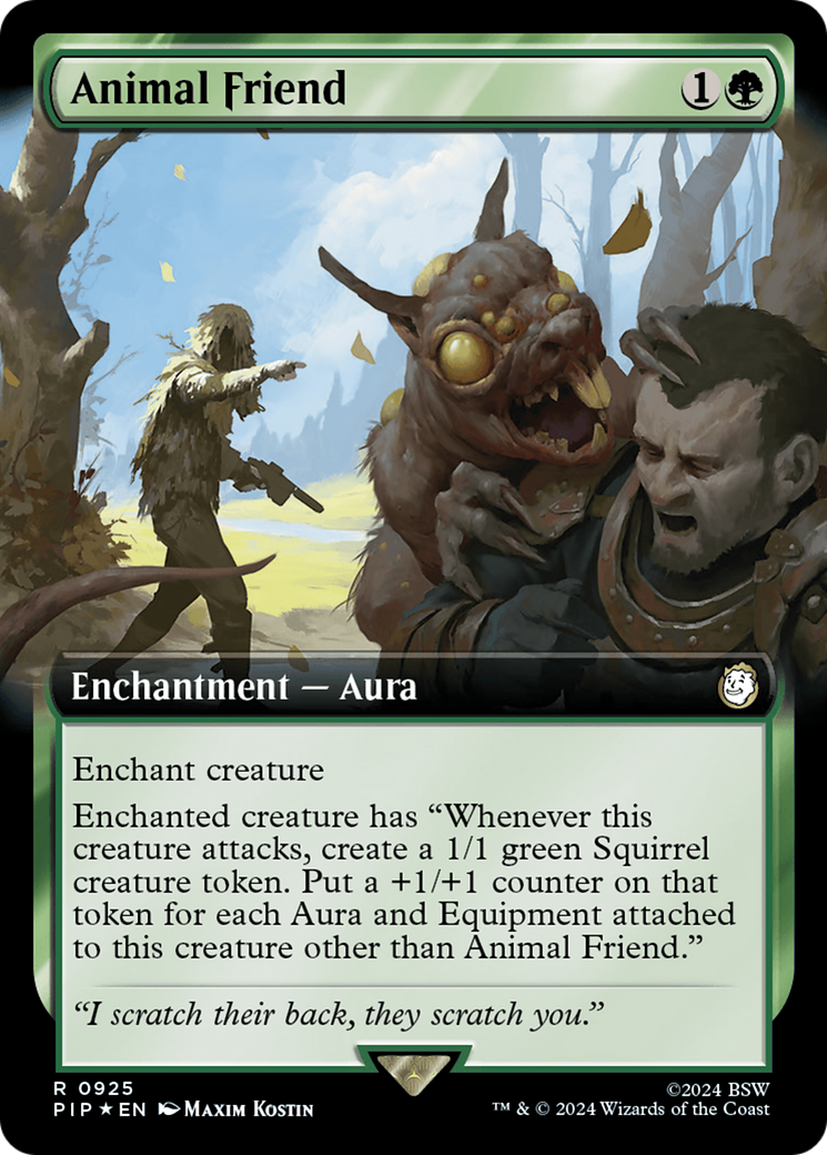 Animal Friend (Extended Art) (Surge Foil) [Fallout] | Fandemonia Ltd