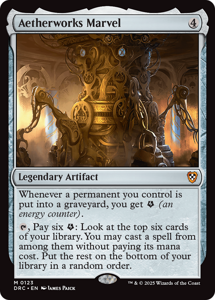 Aetherworks Marvel [Aetherdrift Commander] | Fandemonia Ltd