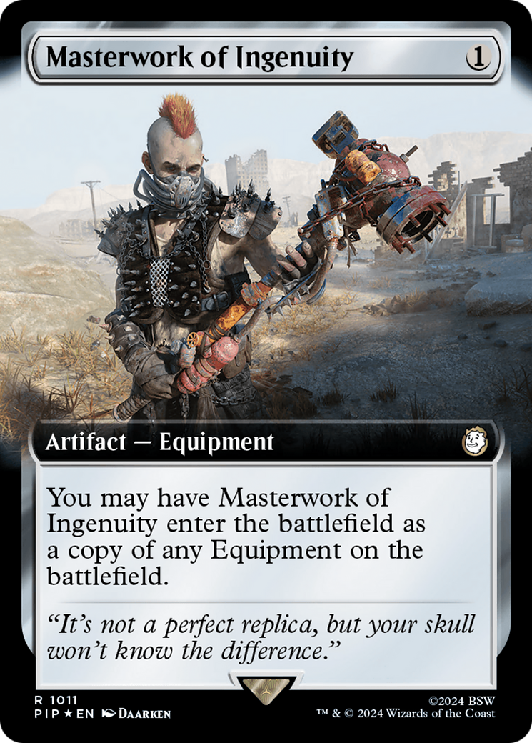 Masterwork of Ingenuity (Extended Art) (Surge Foil) [Fallout] | Fandemonia Ltd