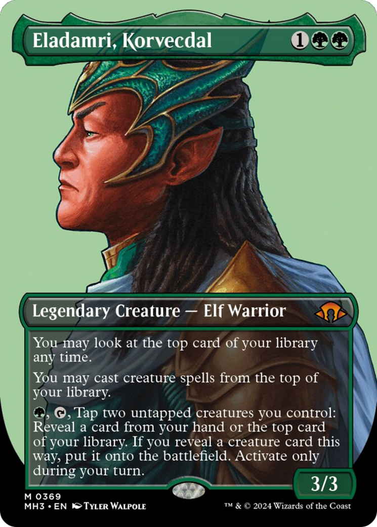 Eladamri, Korvecdal (Borderless) [Modern Horizons 3] | Fandemonia Ltd